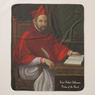 Saint Robert Bellarmine Sherpa Blanket