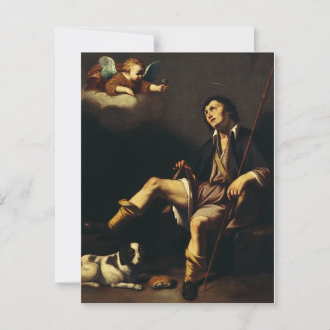 Saint Roch and the Angel Baroque Art Masterpiece (Front)