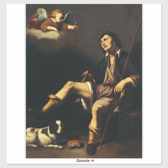 Saint Roch and the Angel by Guy François (Sheet)