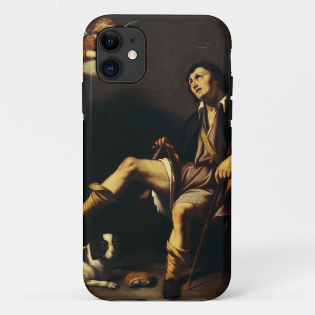 Saint Roch and the Angel by Guy François Case-Mate iPhone Case (Back)