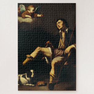 Saint Roch and the Angel by Guy François Jigsaw Puzzle