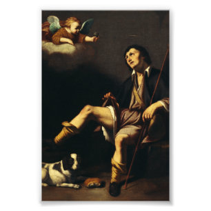 Saint Roch and the Angel by Guy François Photo Print