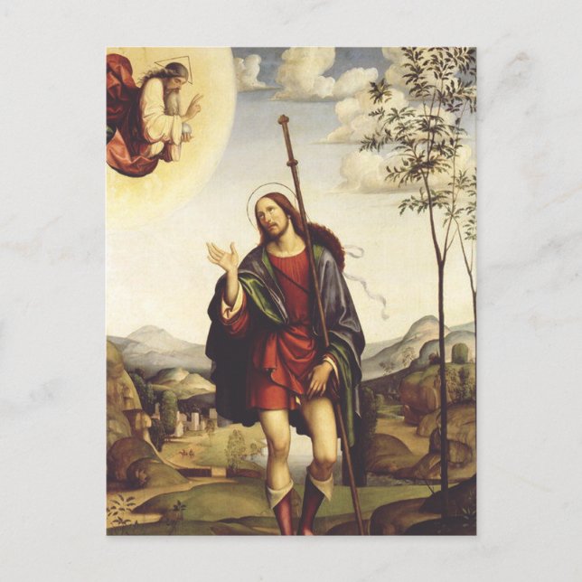 Saint Roch by Francesco Francia  Postcard (Front)