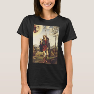 Saint Roch by Francesco Francia  T-Shirt