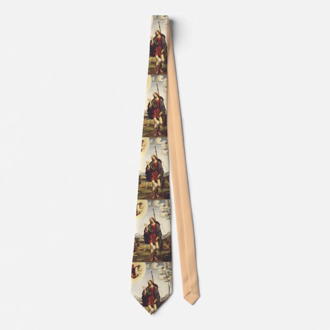 Saint Roch by Francesco Francia  Tie (Front)