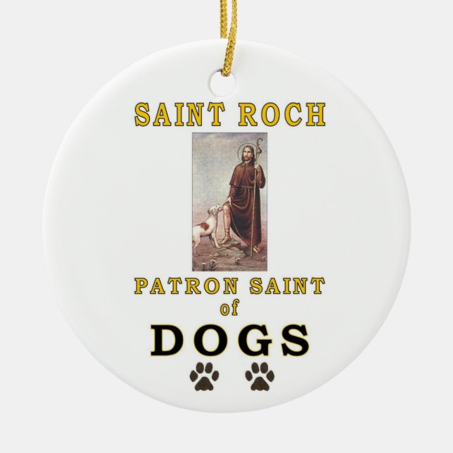SAINT ROCH CERAMIC ORNAMENT (Front)