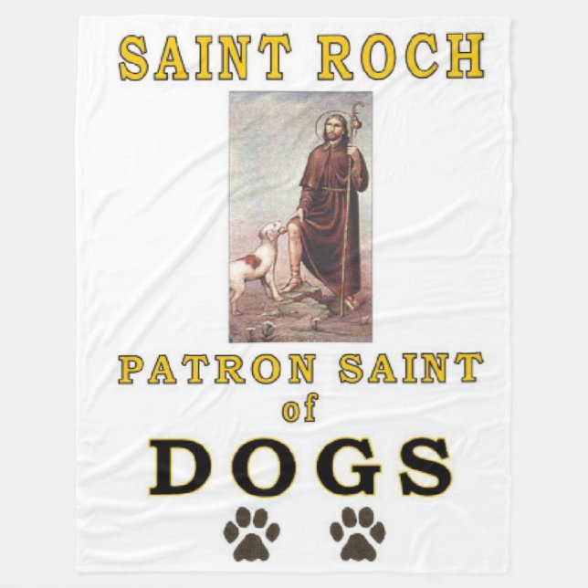 SAINT ROCH FLEECE BLANKET (Front)