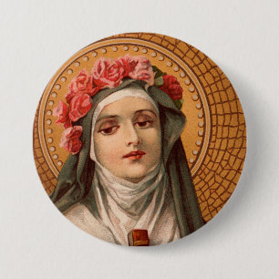 Saint Rose of Lima Button