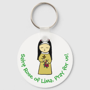 Saint Rose of Lima Keychain