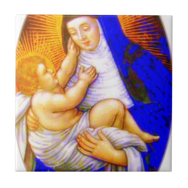 SAINT ROSE OF LIMA TILE (Front)