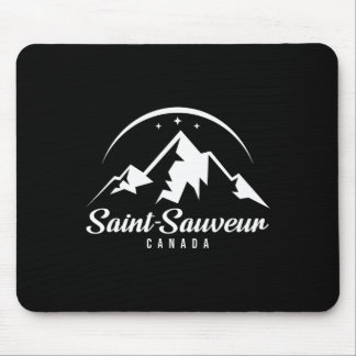 Saint-sauveur Canada Ski Resort Skiing Snowboardin Mouse Pad