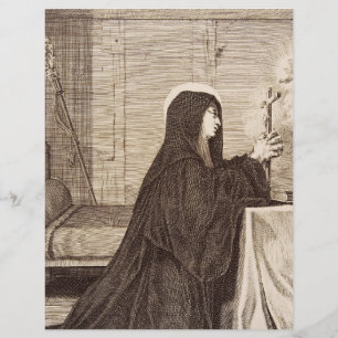 Saint Scholastica Patroness of school Flyer