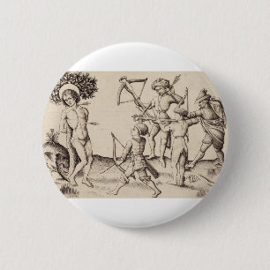 Saint Sebastian Captain of the Praetorian 2 Inch Round Button
