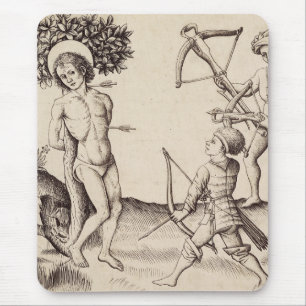 Saint Sebastian Captain of the Praetorian Mouse Pad