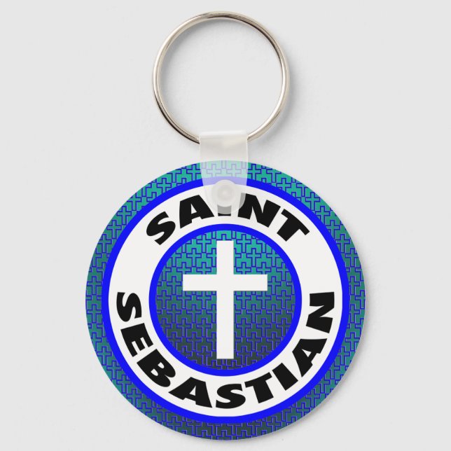 Saint Sebastian Keychain (Front)