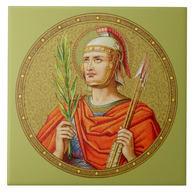 Saint-Sébastien (SNV 24) (Image ronde) Carreau 2 (Devant)