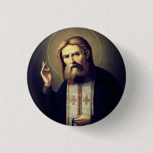 Saint Seraphim of Sarov 1 Inch Round Button