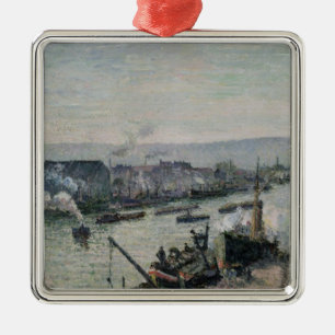 Saint-Sever Port, Rouen, 1896 Metal Ornament