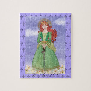 Saint St. Dymphna Jigsaw Puzzle Gift