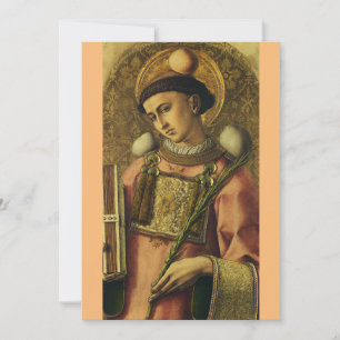 Saint Stephen Apostle of the Seventy Protomartyr Holiday Card