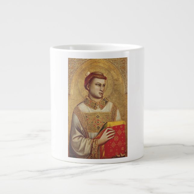 Saint Stephen by Giotto Fine Art Reproduction Large Coffee Mug (Front)