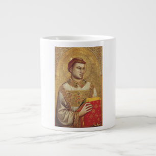Saint Stephen by Giotto Large Coffee Mug