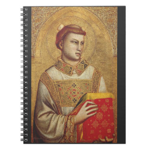 Saint Stephen by Giotto Notebook