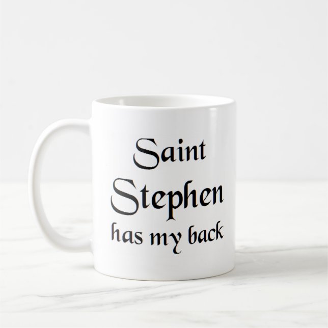 saint stephen coffee mug (Left)