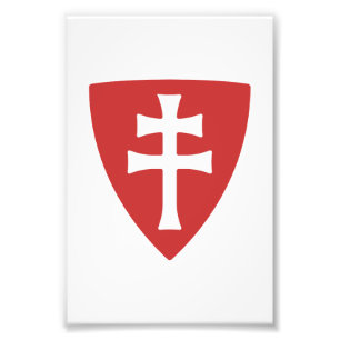 saint stephen hungarian cross symbol hungary king  photo print