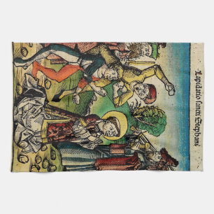Saint Stephen Protomartyr First Martyr Kitchen Towel