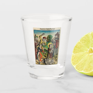 Saint Stephen Protomartyr First Martyr Shot Glass
