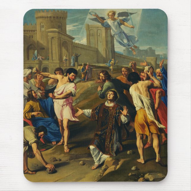 Saint Stephen the Protomartyr Art Iconography Mouse Pad (Front)