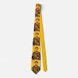Saint Theodore Tiron orthodox icon Tie