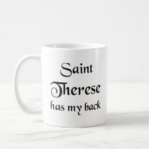 saint therese coffee mug