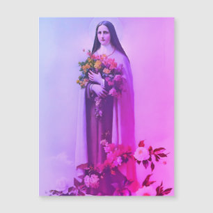Saint-Thérèse de Lisieux carte magnétique sainte