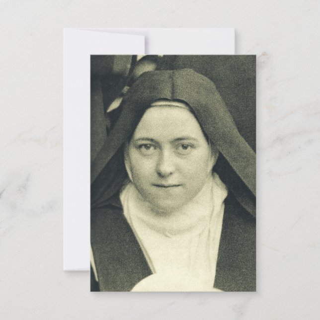 Saint Thérèse of Lisieux Holy Card (Front)