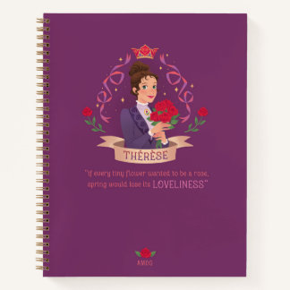 Saint Thérèse of Lisieux Spiral Notebook