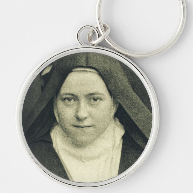 Saint Therese of the Child Jesus and the Holy Face Keychain (Front)