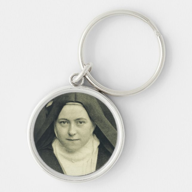 Saint Therese of the Child Jesus and the Holy Face Keychain (Front)