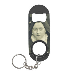 Saint Therese of the Child Jesus and the Holy Face Keychain Bottle Opener