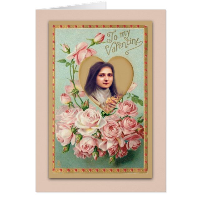 Saint-Thérèse religieuse catholique Saint-Valentin (Devant)
