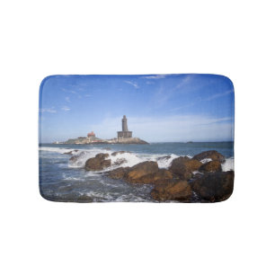 Saint Thiruvalluvar Statue Tamil Nadu, India Bath Mat