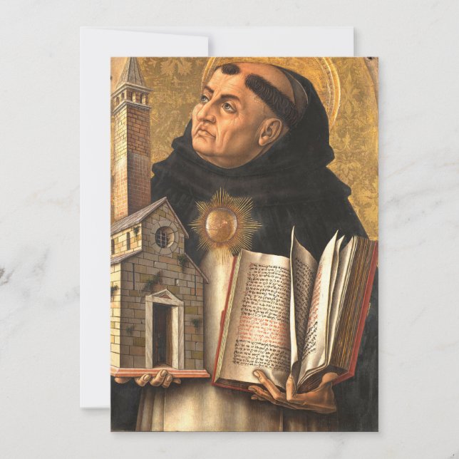 Saint Thomas Aquinas Invitation (Front)