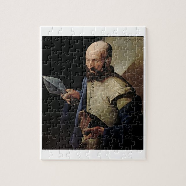 Saint Thomas (oil on canvas) Jigsaw Puzzle (Vertical)