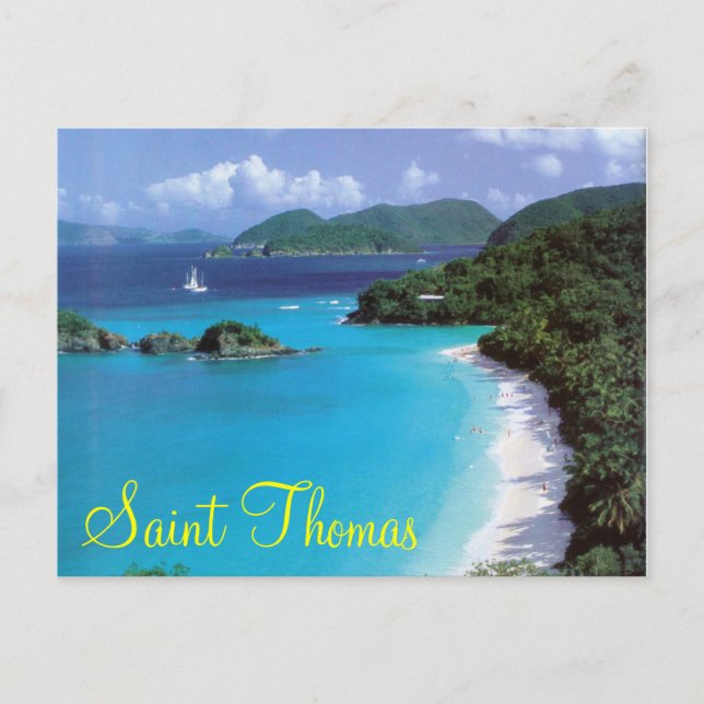 Saint Thomas postcard (Front)