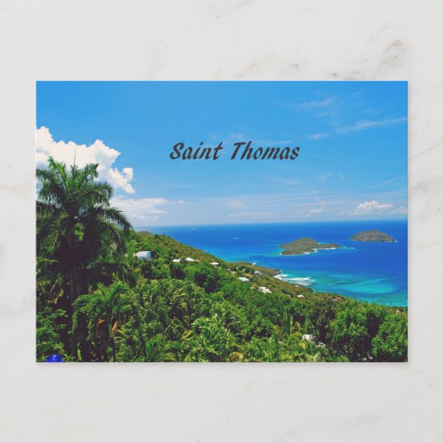 Saint Thomas U.S.V.I. Postcard (Front)