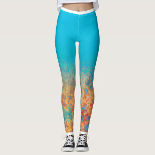 Saint Tickle Me Elmo's Fire Leggings