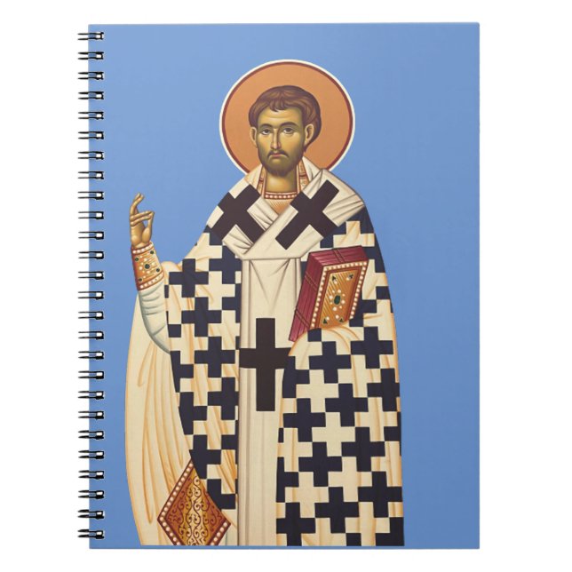 Saint Timothy of Ephesus Traditional Orthodox Art Notebook (Front)