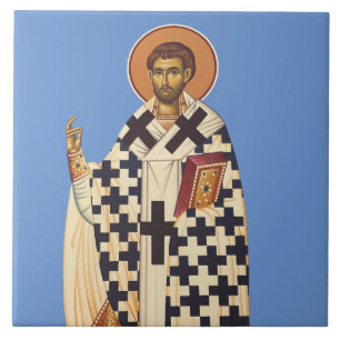 Saint Timothy the first Christian bishop of Ephes Tile