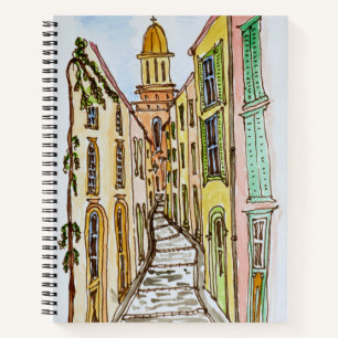 Saint-Tropez Buildings   French Riviera, France Notebook